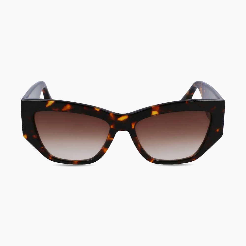Victoria Beckham Tortoise Brown Sunglasses